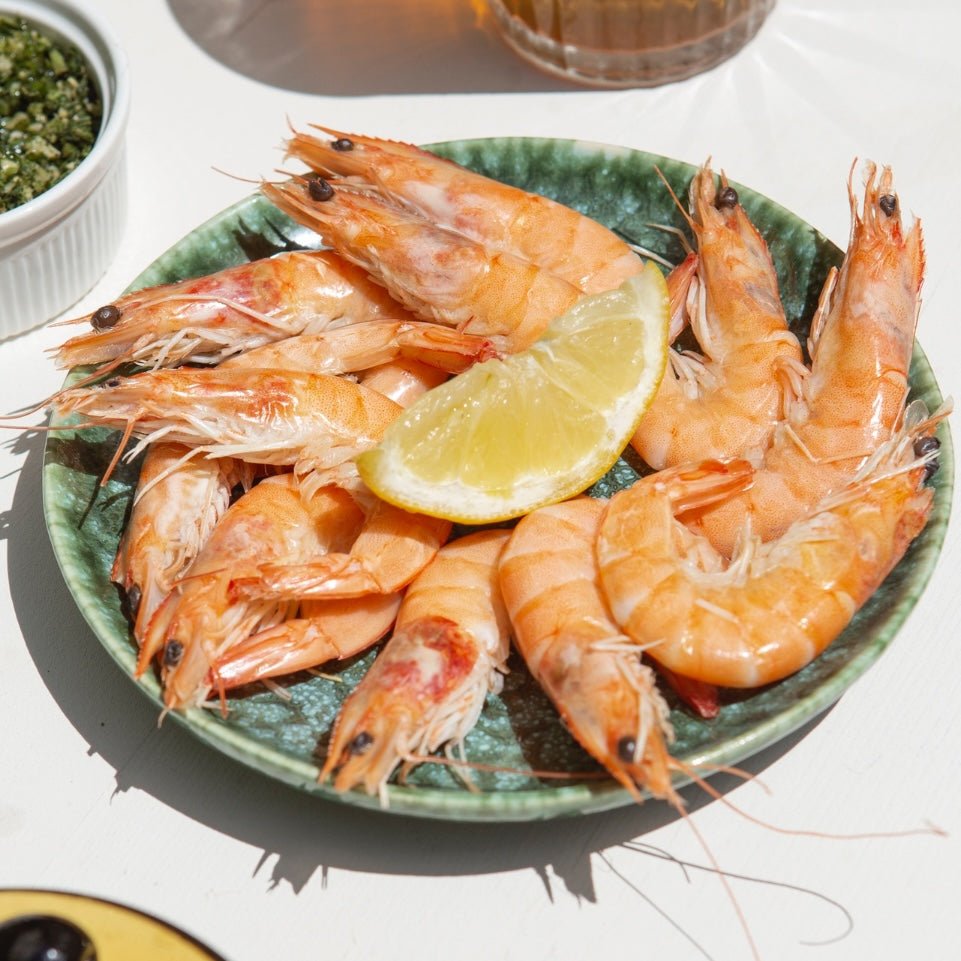 Argentijnse wilde gamba met kop - Food to Enjoy