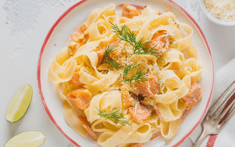 Pasta met gerookte zalm ‘Joost’ - Food to Enjoy