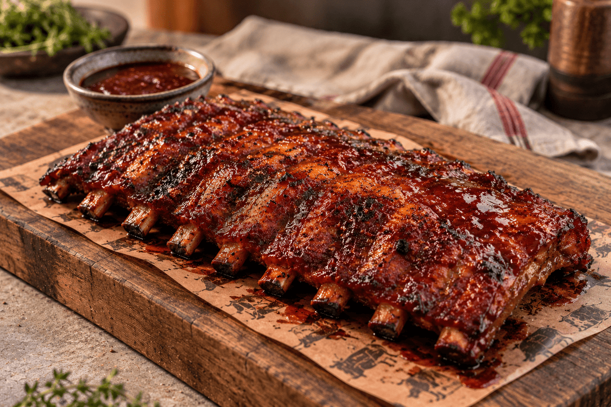 Spareribs low and slow met kruidige rub - Food to Enjoy