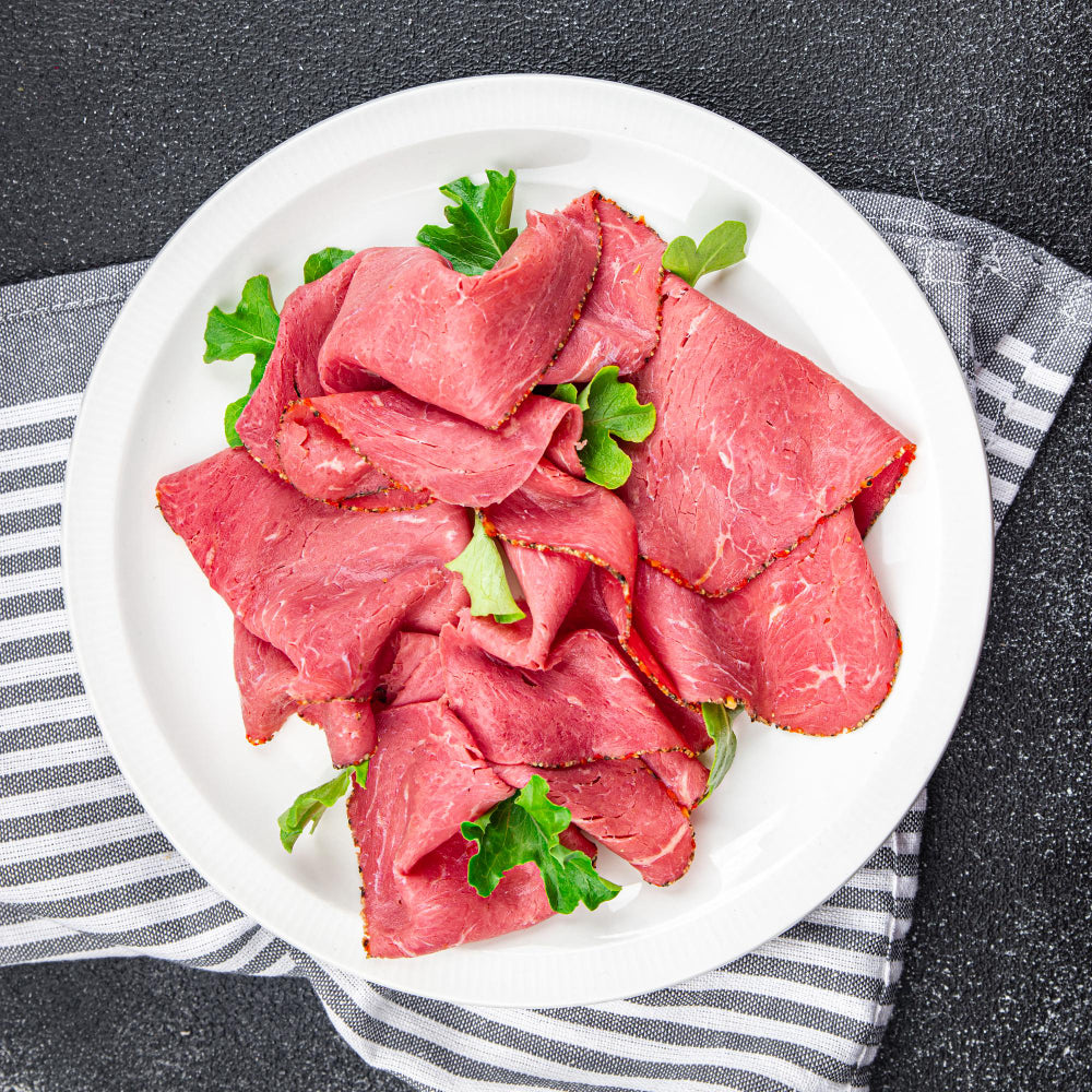 Pastrami gesneden