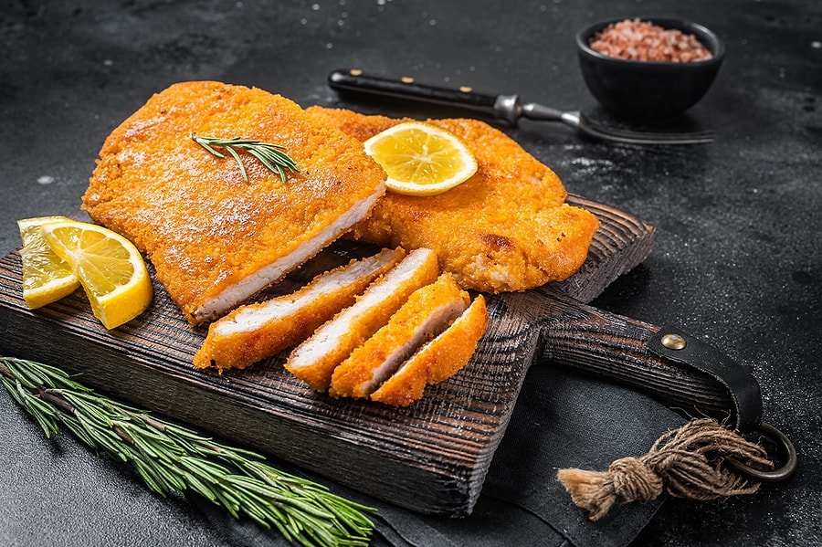 Gepaneerde kip schnitzel - Food to Enjoy