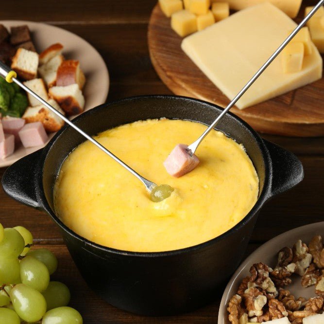 Kaasfondue-pakket voor 4: kaasfondue