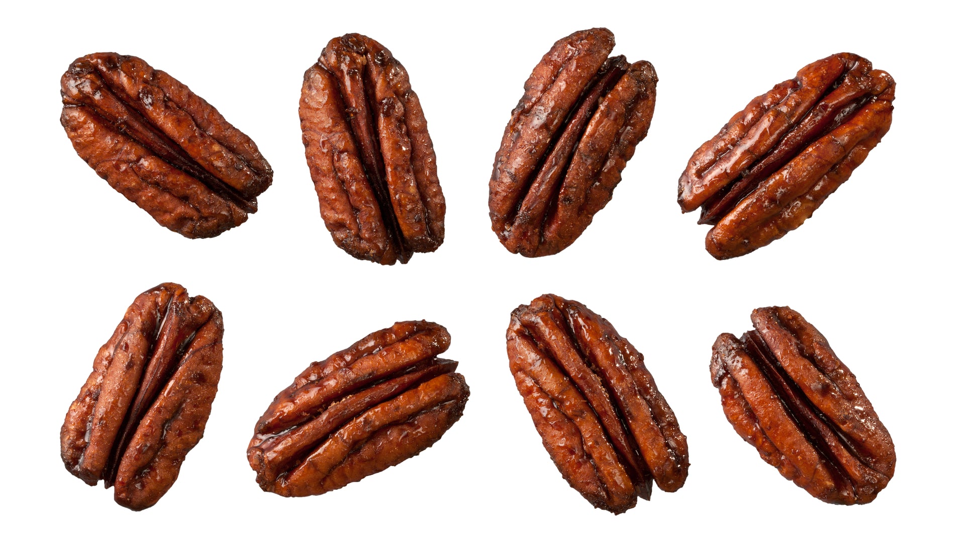 Pecannoten gesuikerd