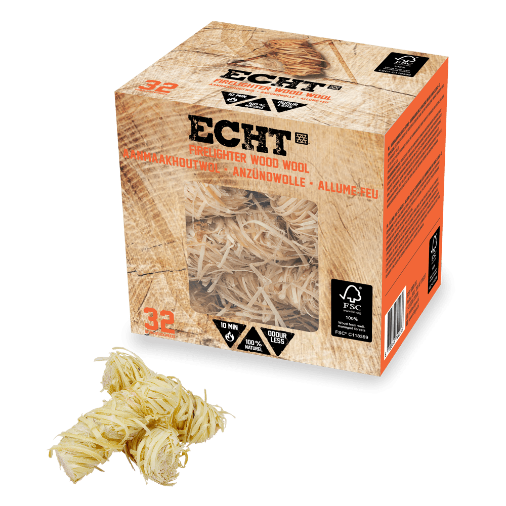 Aanmaakhoutwol ECHT 100% - Food to Enjoy