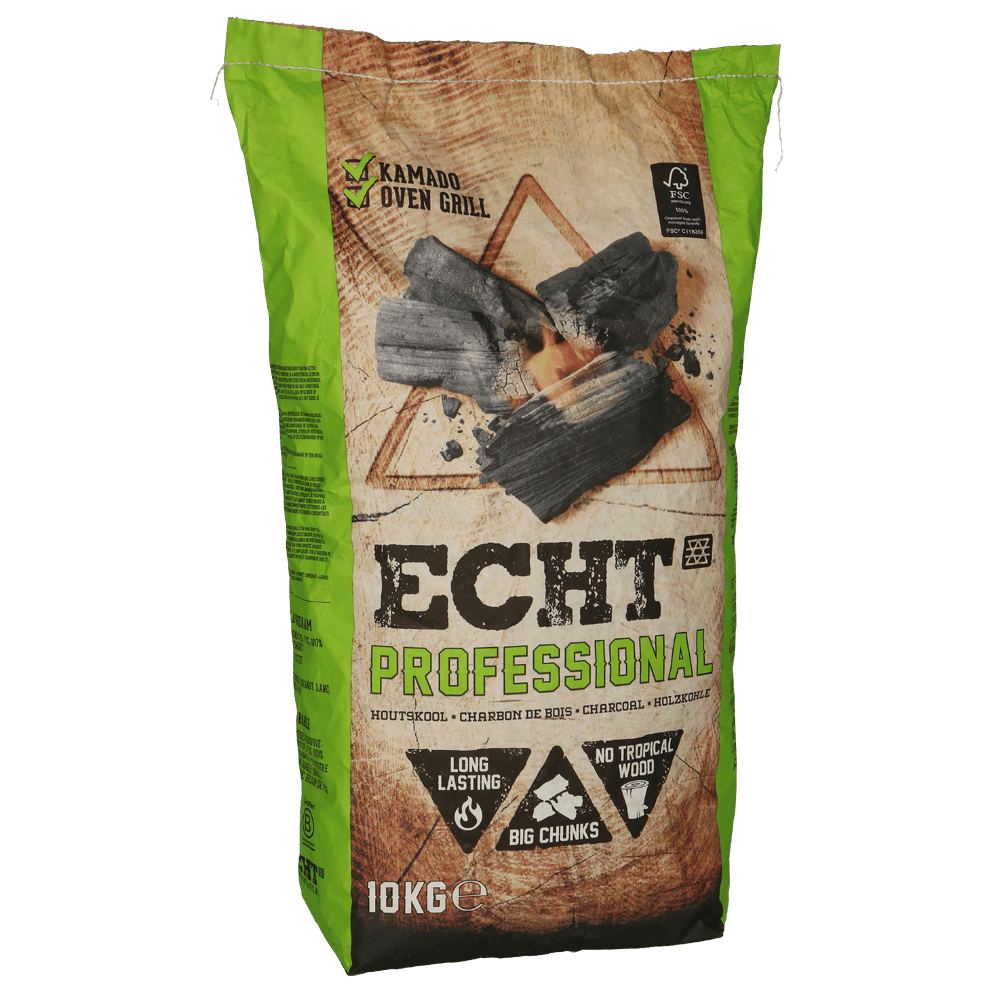 Houtskool 'ECHT' Professional - Food to Enjoy