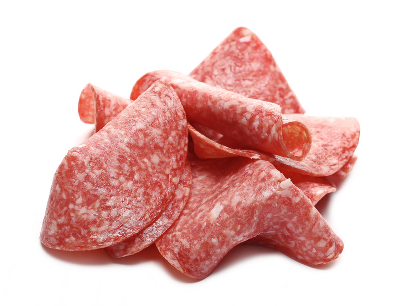 Salami gesneden